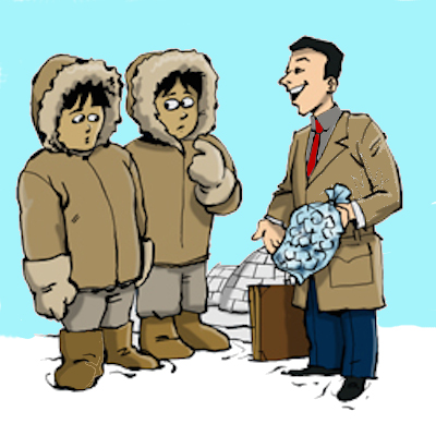 How to sell ice to an Eskimo
